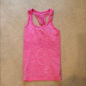 LULULEMON tank, size 4, hot pink